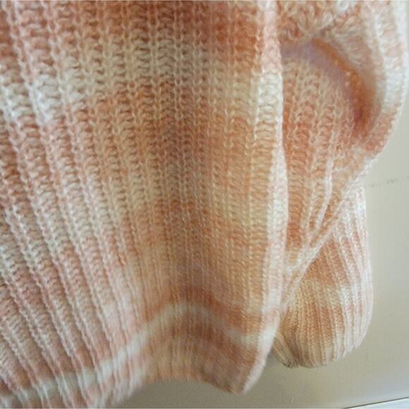Womens Large Pink and White Striped Calvin Klein Sweater - Picture 6 of 10